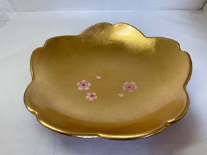 Gold Leaf Sakura type Prime Plate Sakura Gilt Cherry Blossom SAKURA 2022