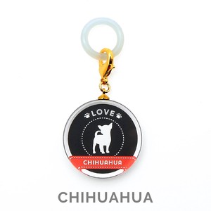 Key Ring Glasswork Chihuahua