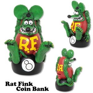 ink Rat Fink Bank