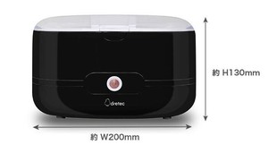 ドリテック 超音波洗浄機 ソニクリア　コフレ UC-604(BK)「2022新作」