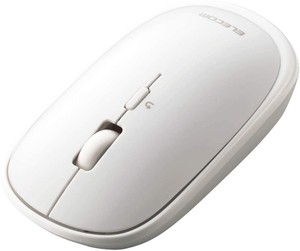 エレコム 薄型 Bluetooth対応 4ボタンBlueLEDマウス ホワイト M-TM10BBWH「2022新作」