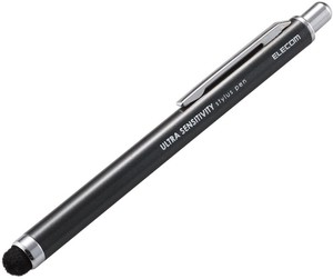 エレコム タッチペン 超高感度タイプ ノック式 ブラック P-TPCNBK「2022新作」