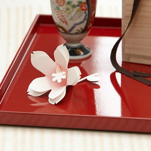 桜の花になるカード、メッセージカード、立体カード、折り紙、Hana-kotoba sakura　5枚入　日本製