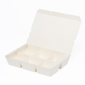 ヘイコー 食品容器 エコランチボックス 6仕切 ホワイト 20枚