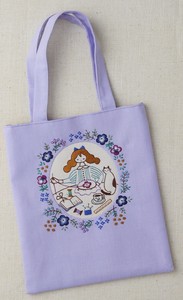COSMO My Story With Floral Emrbroidery Kit Mini Tote Bag