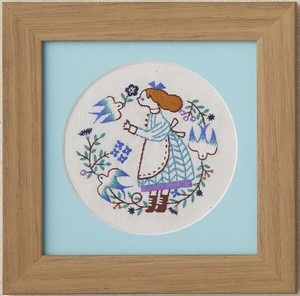 COSMO My Story With Floral Emrbroidery Kit Mini Frame
