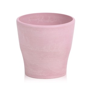 Flower Vase Resin Pot Pink 10cm