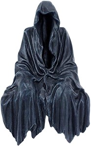 クリーパー 座る死神 彫像 デスクトップ・オーナメント・ゴシック彫刻（サイズ： 高さ約15cm）（輸入品