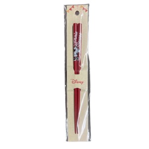 Desney Chopsticks Red 21cm Made in Japan