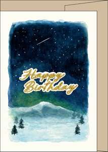 Greeting Card Starry Sky