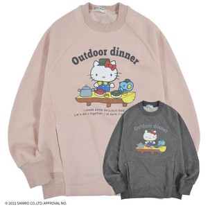 Hello Kitty Sweatshirt Sanrio Raised Back Ladies LL 2