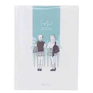 Pocket File Style Girl 10 Pocket A4 Plastic Folder