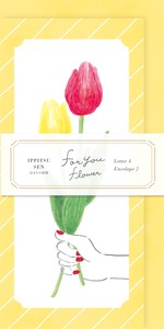 Furukawa Shiko Letter set Flower Otome-Time Letter Pad Tulips