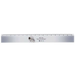 Home Home Slim 17cm Ruler Blue