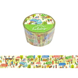 HOLIDAY Washi Tape Width 25mm Marche 2022