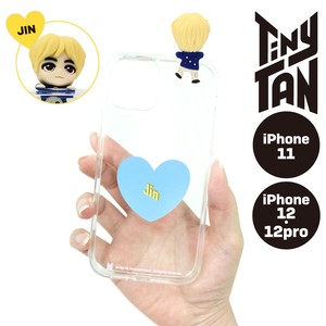 TinyTAN フィギュアクリアiPhoneケース (JIN)【iphone11】【iphone12/12Pro】