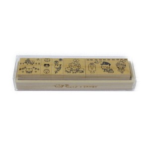 SANBY Rubber Collaboration Stamp Set *Ink Sold separately