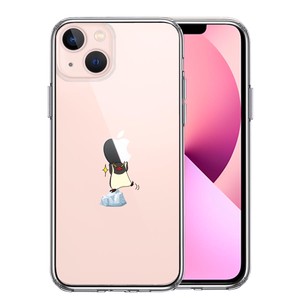 iPhone soft Back Hard Hybrid Clear Case Penguin Apple