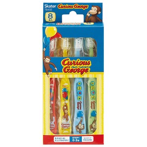 Toothbrush Curious George 8-pcs set