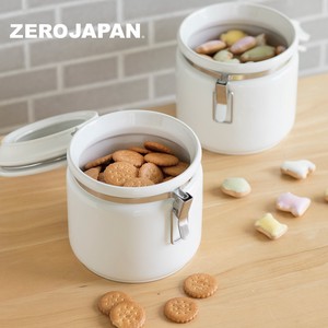 美浓烧 保存容器/储物袋 陶器 密封罐 圆形 日本制造