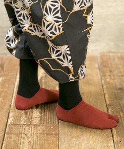 《定番》【日本製】【カヤ】麻混足袋型くつ下25〜28cm 色合わせ ○3D展 足袋靴下