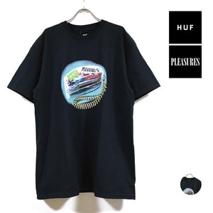 HUF ハフ × PLEASURES プレジャーズ コラボ PARTY LINE 半袖 Tシャツ メンズ