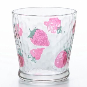 Cup/Tumbler Gift-boxed Fruits Clear 275ml Made in Japan