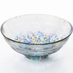 津轻玻璃 汤碗 日本制造