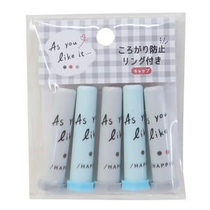 Everyday Product Prevention Ring Attached Pencil Cover 5 Pcs Set