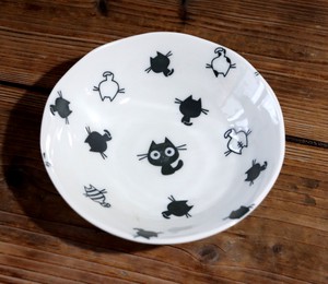 大餐盘/中餐盘 黑猫 深盘