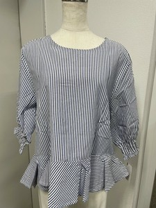 異素材切り替えチュニック