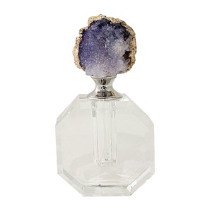 Amethyst Attached Perfume Perfume Bottle