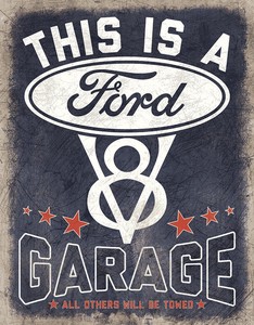 【サイン】ティン サイン Ford-Garage DE-MS2394
