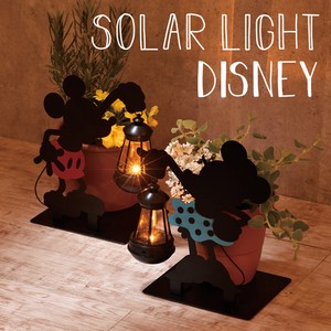 ディズニー　シルエットソーラーライト　LED　野外照明　照明器具　ミッキー　ミニー　ドナルド　プー