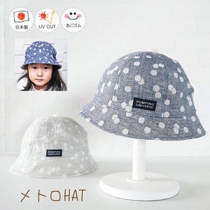 婴儿帽子 防紫外线 春夏 纱布 日本制造