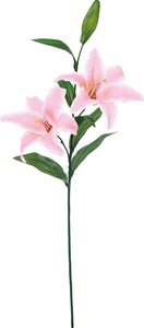 【造花】カサブランカ×2　ピンク　FA−7381P