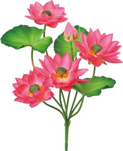 【造花】ロータスブッシュ　ピンク　FP−0952P