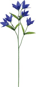 【造花】キキョウスプレー　ダークブルー　FS−8291DBL
