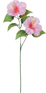 【造花】ハイビスカススプレー　ピンク　FS−8339P