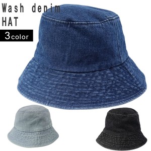 Hats & Cap Hat Hat BUCKET HAT Denim Wash Denim Men's Ladies KEYS Key