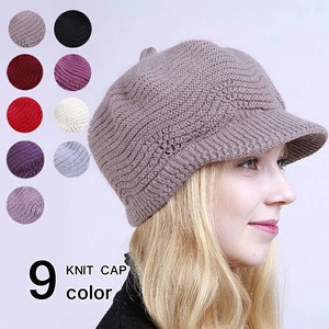 Knitted Hat Ladies Knitted Cap Colorful Girl Casual Effect