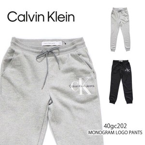 カルバン・クライン ジーンズ【Calvin klein Jeans】MONOGRAM LOGO PANTS メンズ ロゴ スウェットパンツ