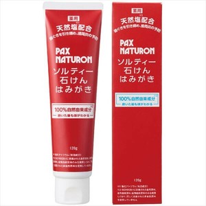 パックスナチュロンソルティー石けんはみがき 120G 【 歯磨き 】