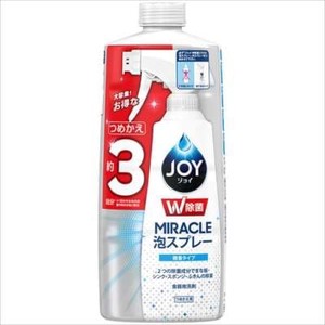 除菌ジョイミラクル泡スプレー 微香 詰替3回分 【 食器用洗剤 】