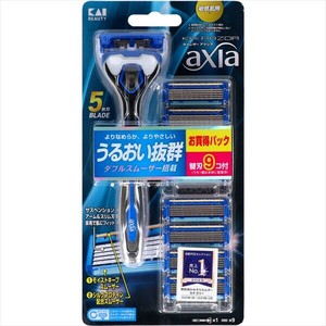 貝印　GA0061AX−9BS　axia　バリューパックスリム（替刃9コ付）×60点セット