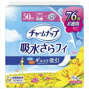 ユニ・チャーム　チャームナップ中量用76枚×6点セット【 生理用品 】