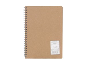 Cover Plain Craft Notebook A5 Craft Twin Ring Notebook 40 Pcs