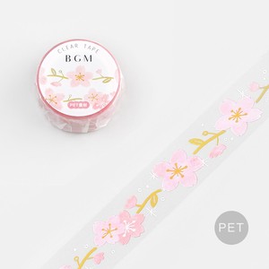 2022 New BGM Clear Tape Sakura Width : 20mm Length:5m