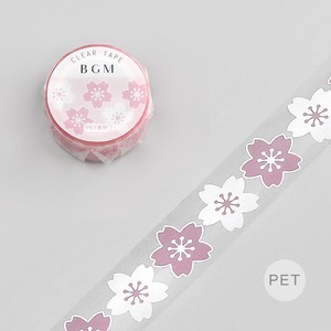 2022.1 New BGM クリアテープ“桜 ” 桜の花