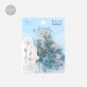 BGM Stickers Clear Stickers Blue